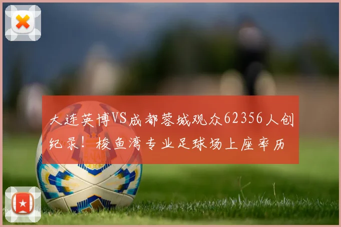 大连英博VS成都蓉城观众62356人创纪录！梭鱼湾专业足球场上座率历史第一解析